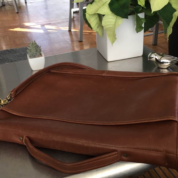 Laura USA/ Leather Briefcase/ - Picture 2 of 8